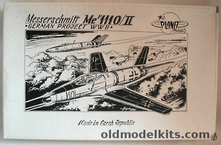 Planet Models 1/72 Messerschmitt Me P.1110/II - (P1110 II), 006 plastic model kit